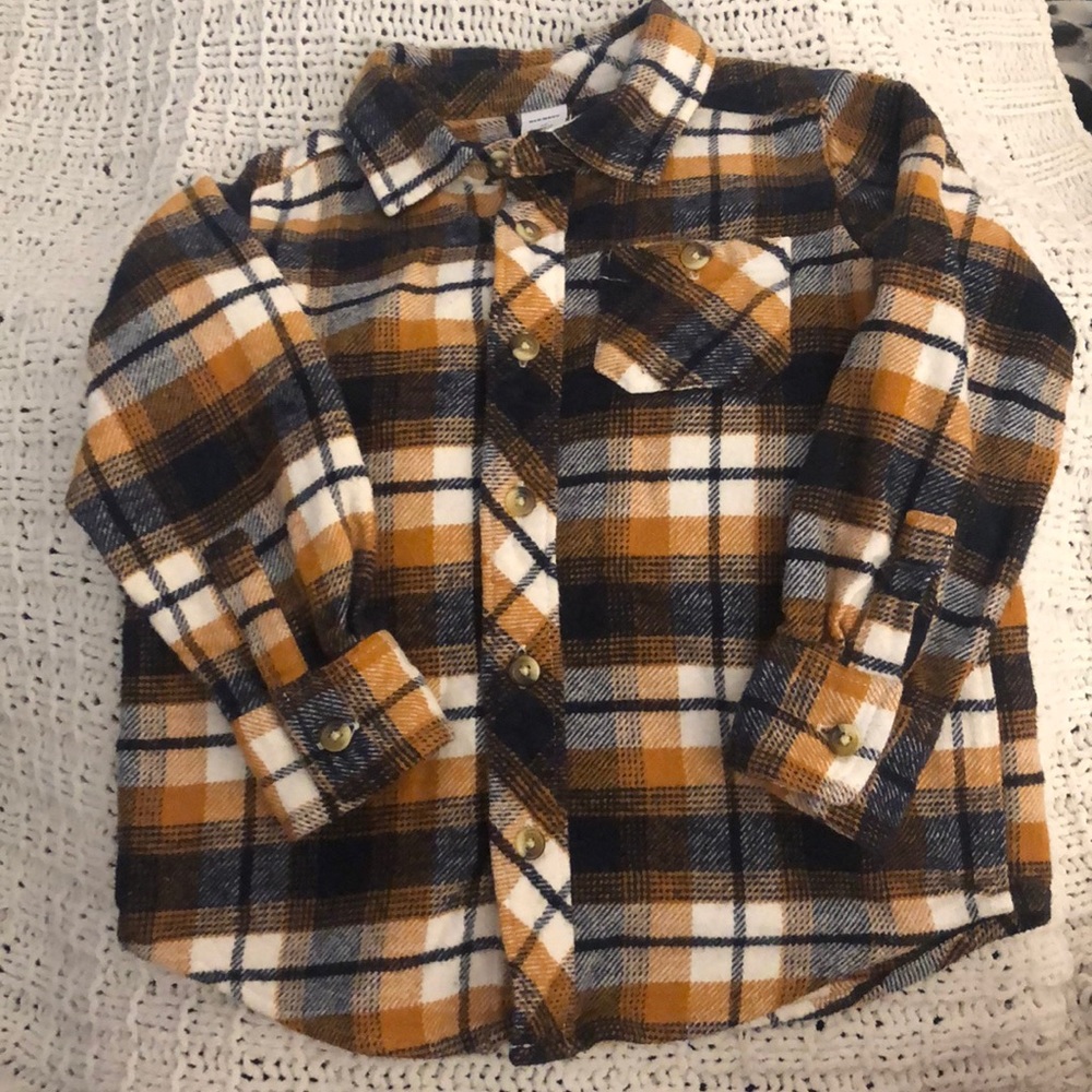 Children’s Plaid Button Down